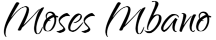 signature Moses Mbano